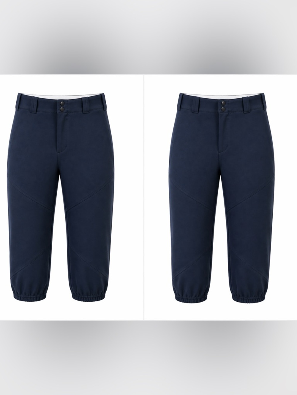 Alleson Women’s Size S Navy Softball Pants – Set of 2